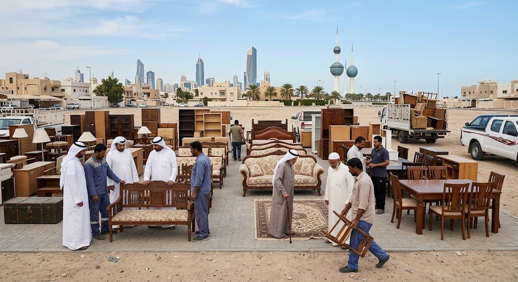 شراء أثاث مستعمل السالمية الكويت بأفضل الأسعار مع خدمة فك ونقل فورية